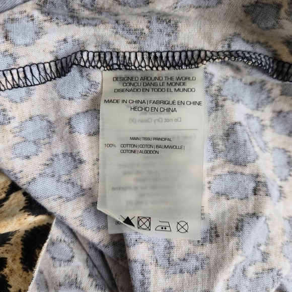 New The Upside Leo Love Leopard Sleeveless Muscle Tee Tank Top NWT Small - Picture 15 of 16